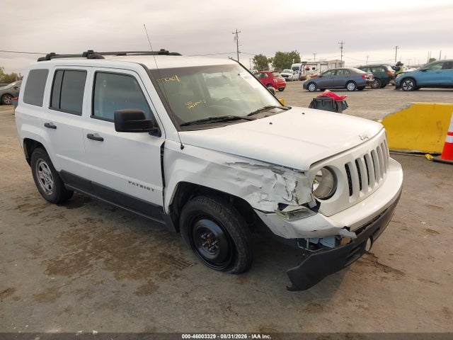 Aukcja sprzedaży 2016 Jeep Patriot Sport, vin: 1C4NJPBB3GD678058, numer aukcji: 46003329