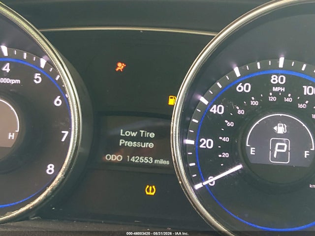 2011 Hyundai Sonata Limited მანქანა იყიდება აუქციონზე, vin: 5NPEC4AC3BH161610, აუქციონის ნომერი: 46003420