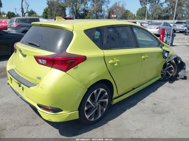 Продаж на аукціоні авто 2018 Toyota Corolla Im, vin: JTNKARJE1JJ572481, номер лоту: 46003421