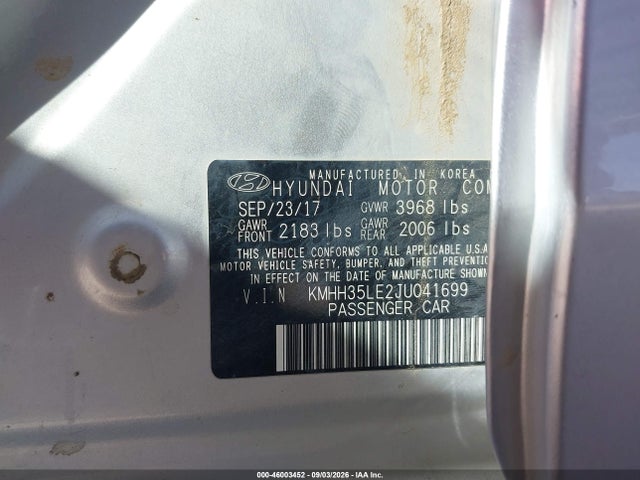 Hyundai ELANTRA GT 2018 KMHH35LE2JU041699 Image 9