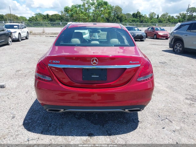 2018 Mercedes-benz C 300 4matic მანქანა იყიდება აუქციონზე, vin: 55SWF4KB7JU246303, აუქციონის ნომერი: 46003470