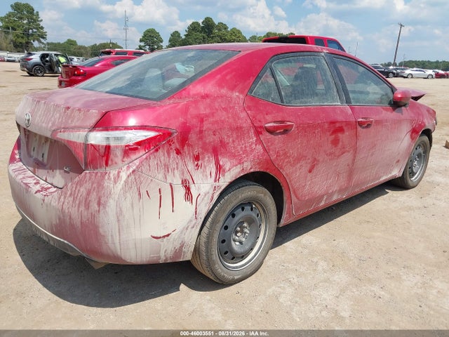 2016 Toyota Corolla Le მანქანა იყიდება აუქციონზე, vin: 2T1BURHE5GC667860, აუქციონის ნომერი: 46003551