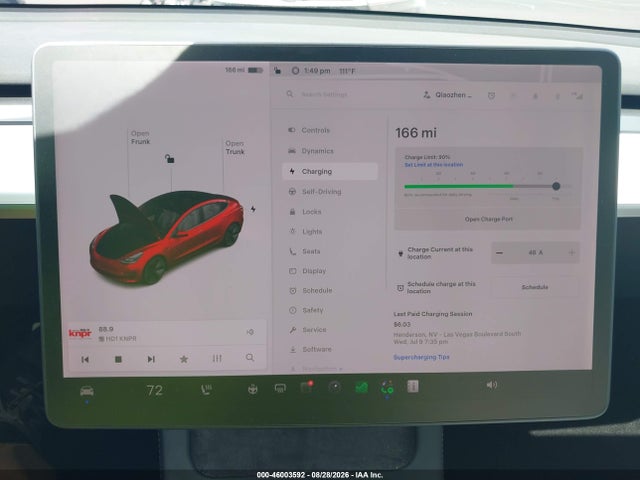 46003592 :رقم المزاد ، 5YJ3E1EC3MF925662 vin ، 2021 Tesla Model 3 Performance Dual Motor All-wheel Drive مزاد بيع