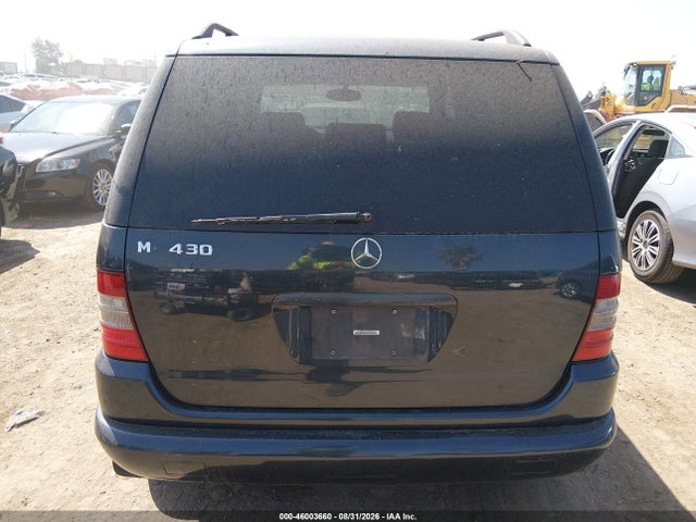 1999 Mercedes-benz Ml 430 მანქანა იყიდება აუქციონზე, vin: 4JGAB72E2XA055999, აუქციონის ნომერი: 46003660