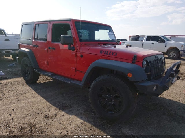 Aukcja sprzedaży 2016 Jeep Wrangler Unlimited Willys Wheeler, vin: 1C4BJWDG1GL159263, numer aukcji: 46003694