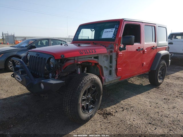 Aukcja sprzedaży 2016 Jeep Wrangler Unlimited Willys Wheeler, vin: 1C4BJWDG1GL159263, numer aukcji: 46003694