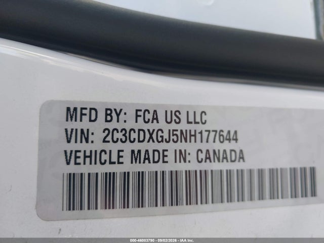 2C3CDXGJ5NH177644 Dodge Charger Scat Pack Widebody