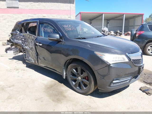 46003803 :رقم المزاد ، 5FRYD4H8XFB022458 vin ، 2015 Acura Mdx Advance Pkg W/entertainment Pkg مزاد بيع
