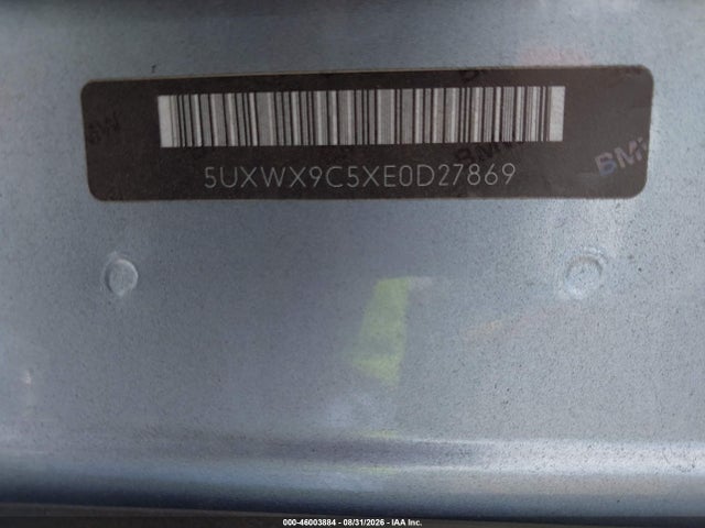 5UXWX9C5XE0D27869 BMW X3 Xdrive28i