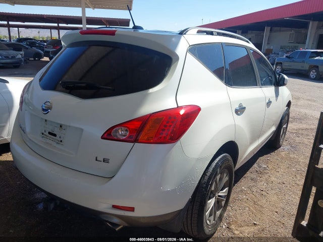 2010 Nissan Murano Le მანქანა იყიდება აუქციონზე, vin: JN8AZ1MU3AW013695, აუქციონის ნომერი: 46003943