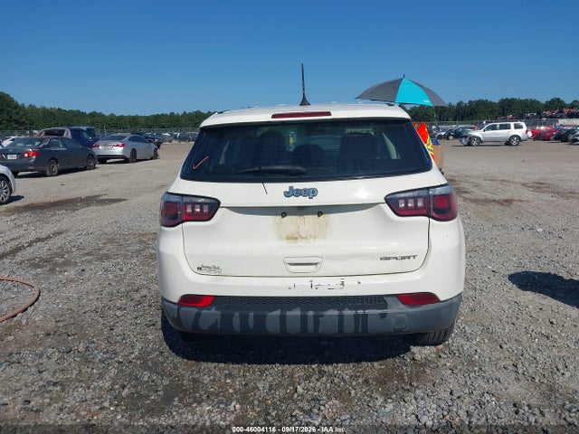2019 Jeep Compass Sport Fwd მანქანა იყიდება აუქციონზე, vin: 3C4NJCABXKT658662, აუქციონის ნომერი: 46004116