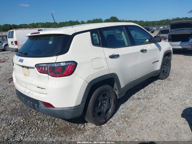 2019 Jeep Compass Sport Fwd მანქანა იყიდება აუქციონზე, vin: 3C4NJCABXKT658662, აუქციონის ნომერი: 46004116