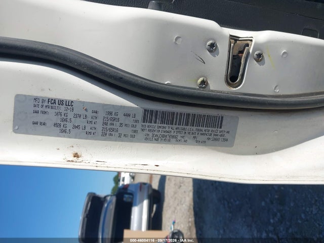 2019 Jeep Compass Sport Fwd მანქანა იყიდება აუქციონზე, vin: 3C4NJCABXKT658662, აუქციონის ნომერი: 46004116