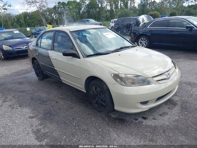 46004124 :رقم المزاد ، 2HGES16534H504960 vin ، 2004 Honda Civic Lx مزاد بيع