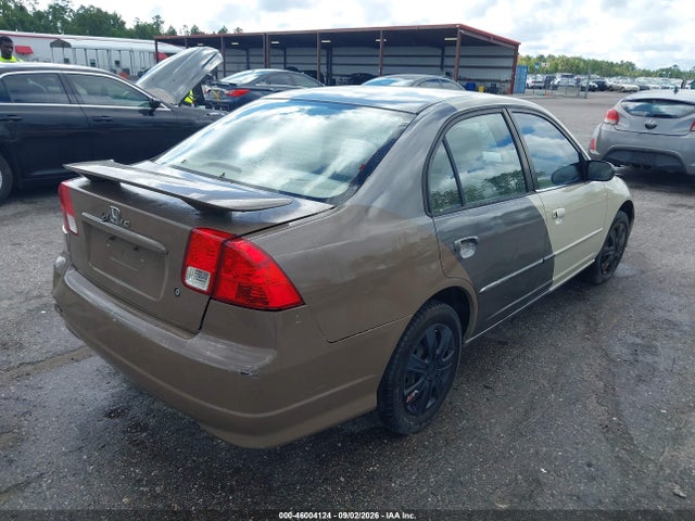 46004124 :رقم المزاد ، 2HGES16534H504960 vin ، 2004 Honda Civic Lx مزاد بيع