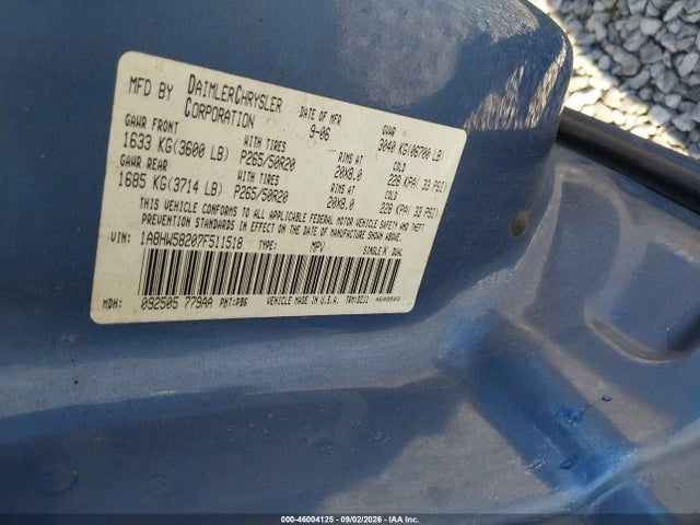 Продажа на аукционе авто 2007 Chrysler Aspen Limited, vin: 1A8HW58207F511518, номер лота: 46004125