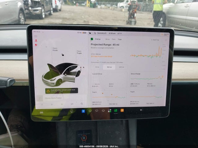 46004186 :رقم المزاد ، 5YJ3E1EB4NF105163 vin ، 2022 Tesla Model 3 Long Range Dual Motor All-wheel Drive مزاد بيع