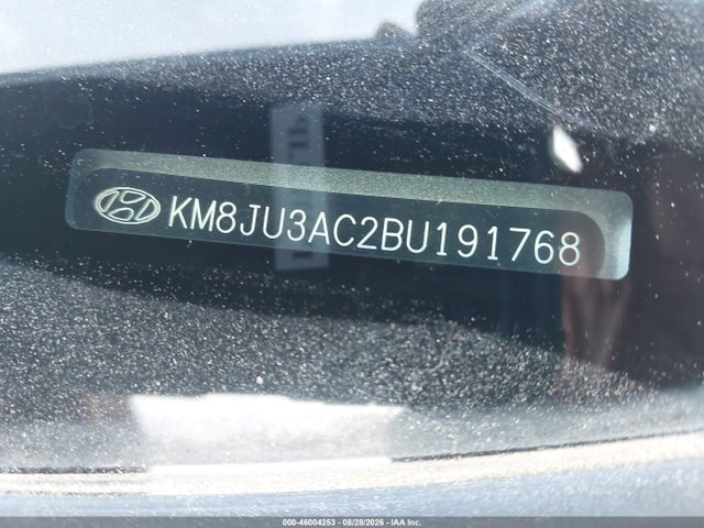 46004253 :رقم المزاد ، KM8JU3AC2BU191768 vin ، 2011 Hyundai Tucson Limited مزاد بيع