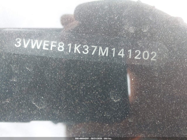 46004261 :رقم المزاد ، 3VWEF81K37M141202 vin ، 2007 Volkswagen Jetta Wolfsburg Edition مزاد بيع