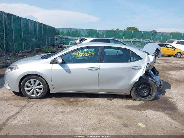 2015 Toyota Corolla Le მანქანა იყიდება აუქციონზე, vin: 2T1BURHE1FC266546, აუქციონის ნომერი: 46004271