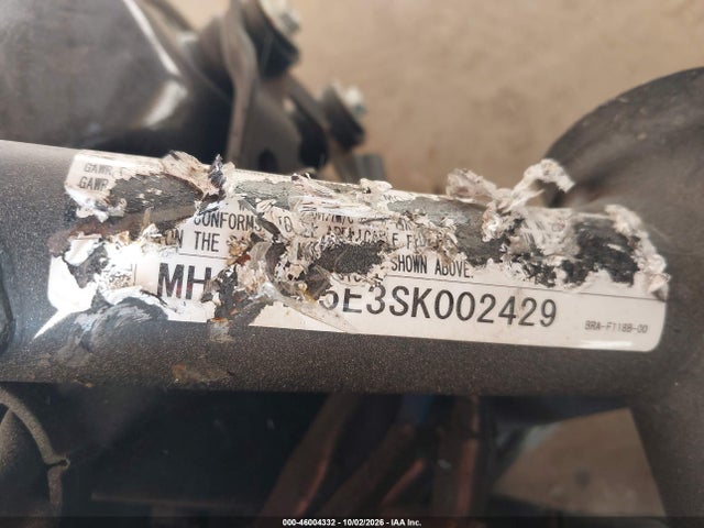 2025 Yamaha Yfz320 A მანქანა იყიდება აუქციონზე, vin: MH3RH25E3SK002429, აუქციონის ნომერი: 46004332