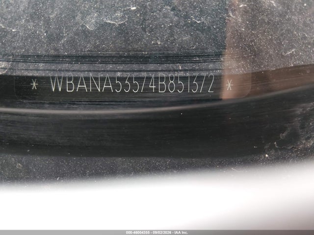 Продаж на аукціоні авто 2004 Bmw 525i, vin: WBANA53574B851372, номер лоту: 46004355