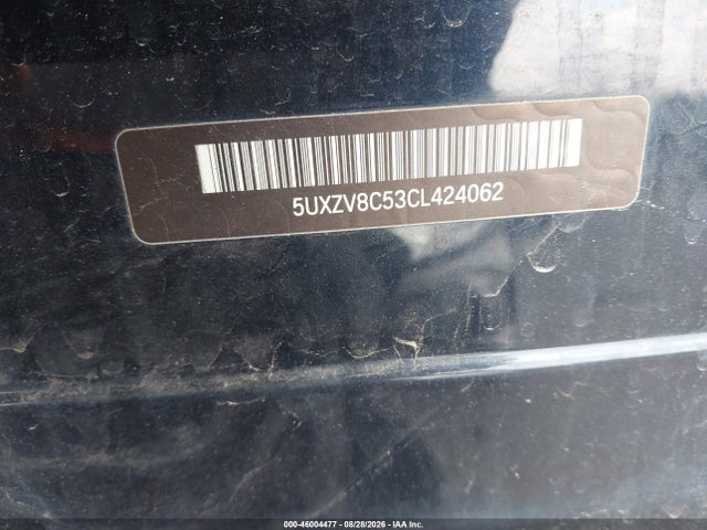 Aukcja sprzedaży 2012 Bmw X5 Xdrive50i, vin: 5UXZV8C53CL424062, numer aukcji: 46004477