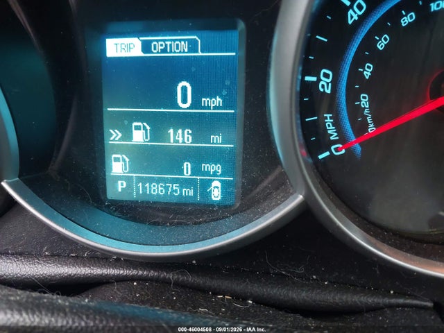 2015 Chevrolet Cruze 1lt Auto მანქანა იყიდება აუქციონზე, vin: 1G1PC5SB0F7152242, აუქციონის ნომერი: 46004508