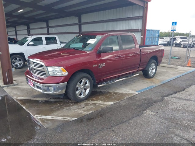 46004593 :رقم المزاد ، 1C6RR6TT9KS722054 vin ، 2019 Ram 1500 Classic Big Horn  4x2 6'4 Box مزاد بيع