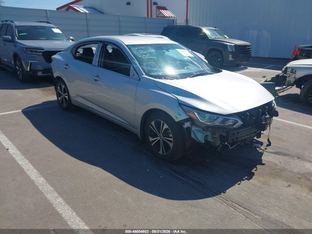 2022 Nissan Sentra Sv Xtronic Cvt მანქანა იყიდება აუქციონზე, vin: 3N1AB8CV9NY204476, აუქციონის ნომერი: 46004802