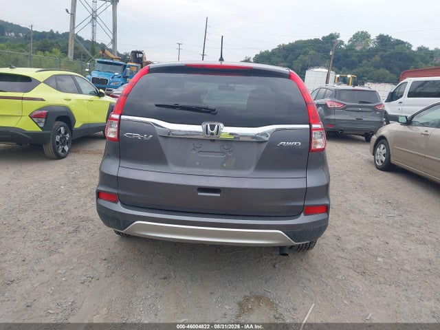 46004822 :رقم المزاد ، 2HKRM4H59FH706026 vin ، 2015 Honda Cr-v Ex مزاد بيع