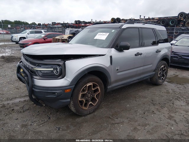 2021 Ford Bronco Sport Big Bend მანქანა იყიდება აუქციონზე, vin: 3FMCR9B69MRA06339, აუქციონის ნომერი: 46004853