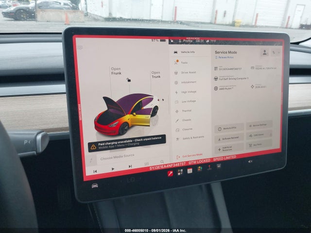 Auction sale of the 2022 Tesla Model 3 Rear-wheel Drive, vin: 5YJ3E1EA4NF348737, lot number: 46005010