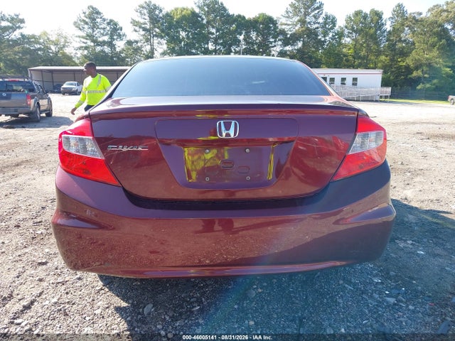46005141 :رقم المزاد ، 19XFB2F90CE076030 vin ، 2012 Honda Civic Ex-l مزاد بيع