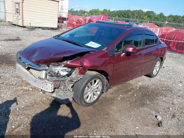46005141 :رقم المزاد ، 19XFB2F90CE076030 vin ، 2012 Honda Civic Ex-l مزاد بيع
