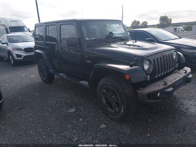 46005253 :رقم المزاد ، 1C4HJWEG5GL244681 vin ، 2016 Jeep Wrangler Unlimited 75th Anniversary مزاد بيع