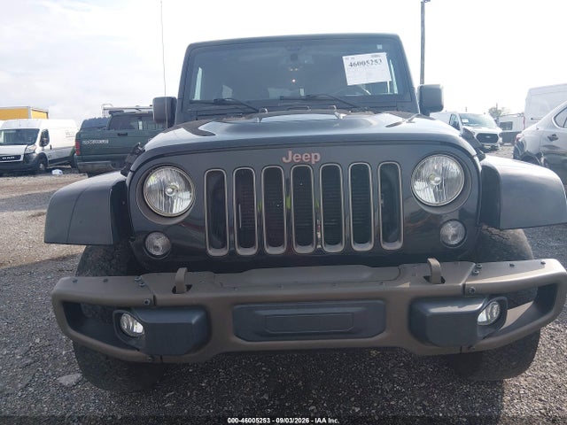 46005253 :رقم المزاد ، 1C4HJWEG5GL244681 vin ، 2016 Jeep Wrangler Unlimited 75th Anniversary مزاد بيع