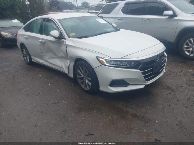 2021 Honda Accord Lx მანქანა იყიდება აუქციონზე, vin: 1HGCV1F16MA059656, აუქციონის ნომერი: 46005304