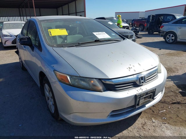 Aukcja sprzedaży 2012 Honda Civic Lx, vin: 2HGFB2F5XCH569104, numer aukcji: 46005318