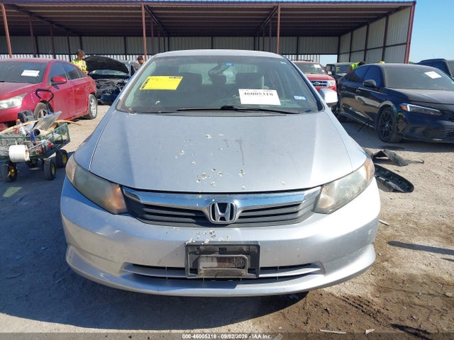 2012 Honda Civic Lx მანქანა იყიდება აუქციონზე, vin: 2HGFB2F5XCH569104, აუქციონის ნომერი: 46005318