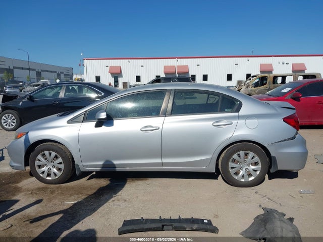 2012 Honda Civic Lx მანქანა იყიდება აუქციონზე, vin: 2HGFB2F5XCH569104, აუქციონის ნომერი: 46005318