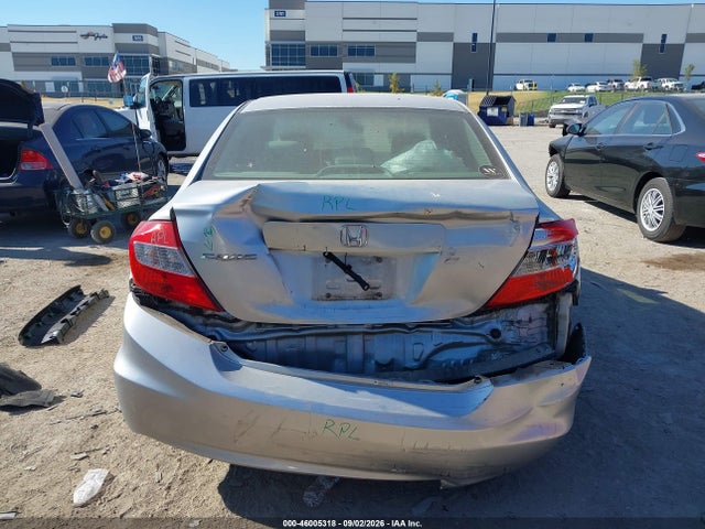 2012 Honda Civic Lx მანქანა იყიდება აუქციონზე, vin: 2HGFB2F5XCH569104, აუქციონის ნომერი: 46005318