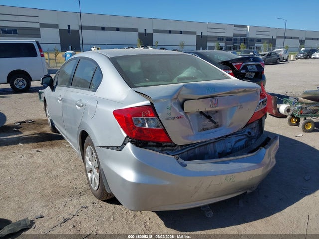 2012 Honda Civic Lx მანქანა იყიდება აუქციონზე, vin: 2HGFB2F5XCH569104, აუქციონის ნომერი: 46005318
