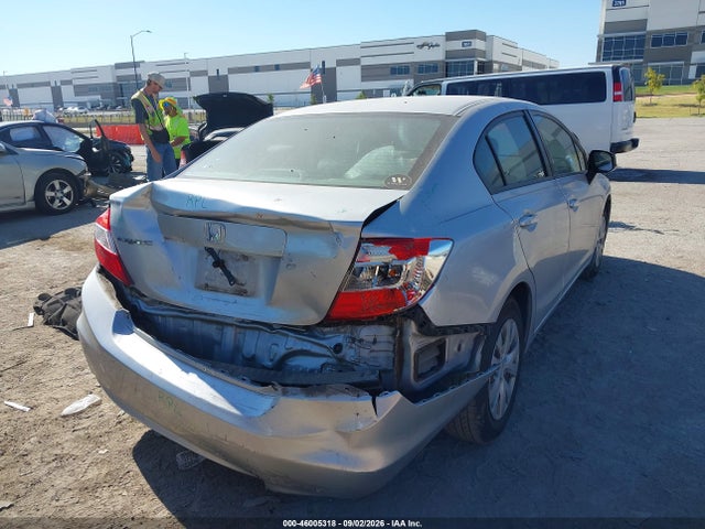 2012 Honda Civic Lx მანქანა იყიდება აუქციონზე, vin: 2HGFB2F5XCH569104, აუქციონის ნომერი: 46005318