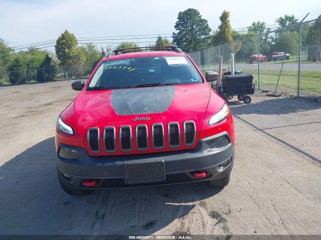 46005571 :رقم المزاد ، 1C4PJMBB4HW587443 vin ، 2017 Jeep Cherokee Trailhawk 4x4 مزاد بيع