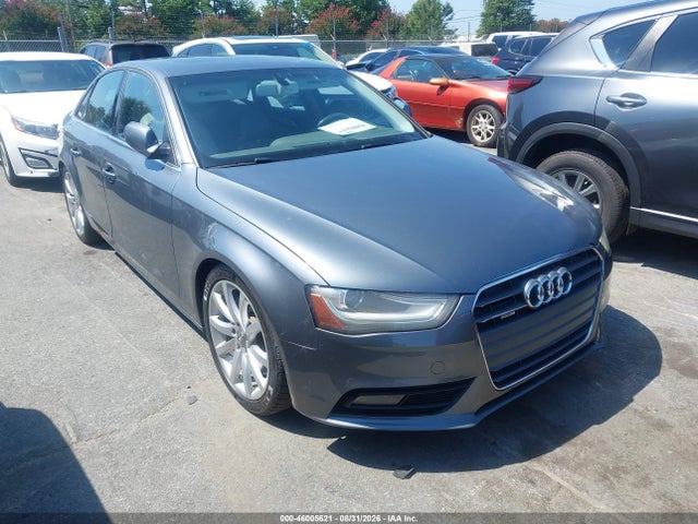 2013 Audi A4 2.0t Premium მანქანა იყიდება აუქციონზე, vin: WAUFFAFL5DN025501, აუქციონის ნომერი: 46005621