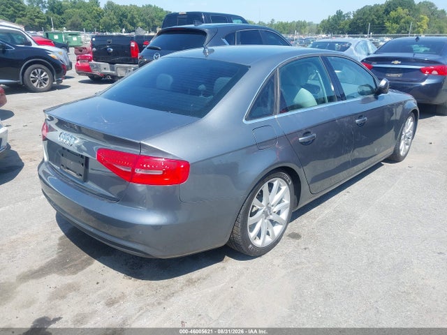 2013 Audi A4 2.0t Premium მანქანა იყიდება აუქციონზე, vin: WAUFFAFL5DN025501, აუქციონის ნომერი: 46005621