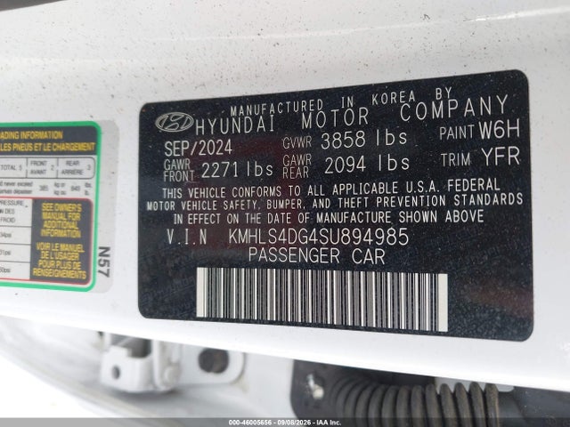 Hyundai Elantra Sel Convenience 2025 KMHLS4DG4SU894985 Image 9