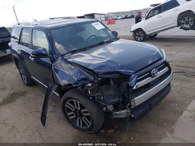 2023 Toyota 4runner Limited მანქანა იყიდება აუქციონზე, vin: JTEKU5JR6P6122744, აუქციონის ნომერი: 46005662