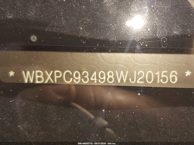 Aukcja sprzedaży 2008 Bmw X3 3.0si, vin: WBXPC93498WJ20156, numer aukcji: 46005715